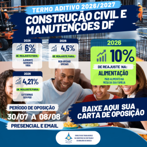 CONSTRUÇÃO CIVIL E MANUTENÇÕES DF 2026/2027
